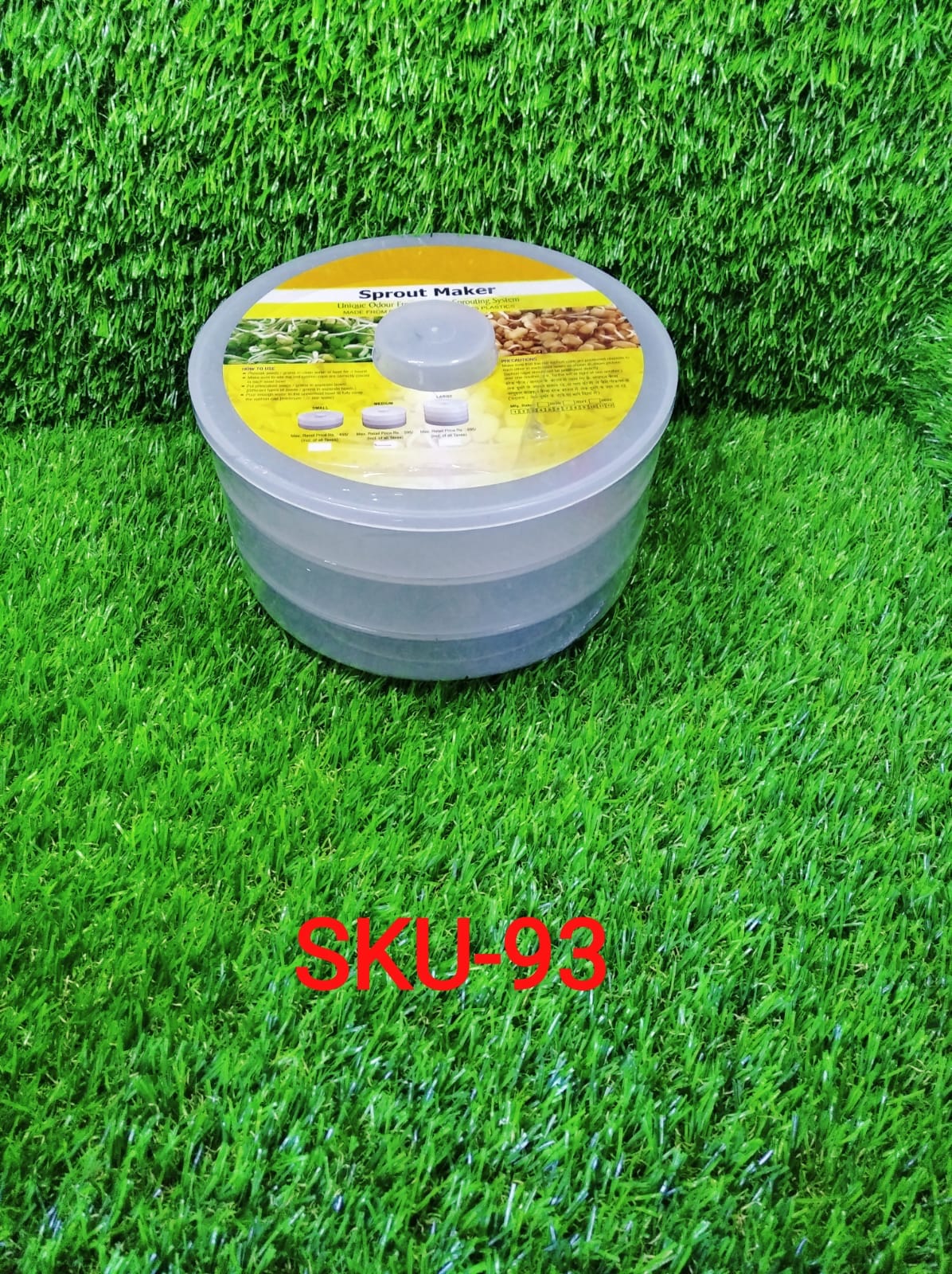 3 compartment sprout maker for easy use 3 compartment sprout maker for easy use